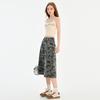 Women's Wide Leg Camouflage Jeans - Summer 2025 Seven-Point Slimming Pants