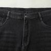 Dibinze Men's Plus Size Cotton Straight Leg Stretch Jeans