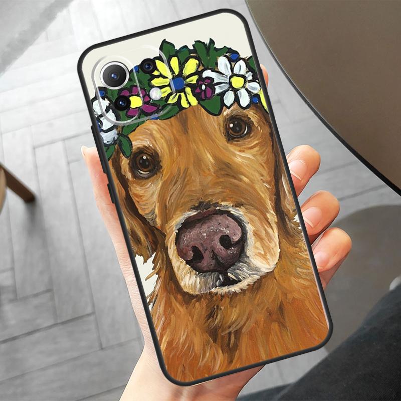 Golden Retriever Dog Funda For POCO F6 X6 Pro X5 X3 F3 F5 M6 M5s Xiaomi 14 Ultra 12 13 Lite 11T 12T 13T Pro Case