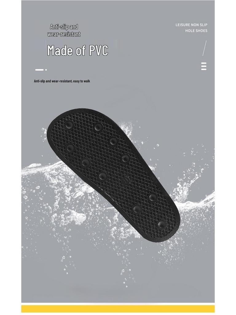 Men's High-End Solid Color Summer Beach Sandals with One Strap (2025)