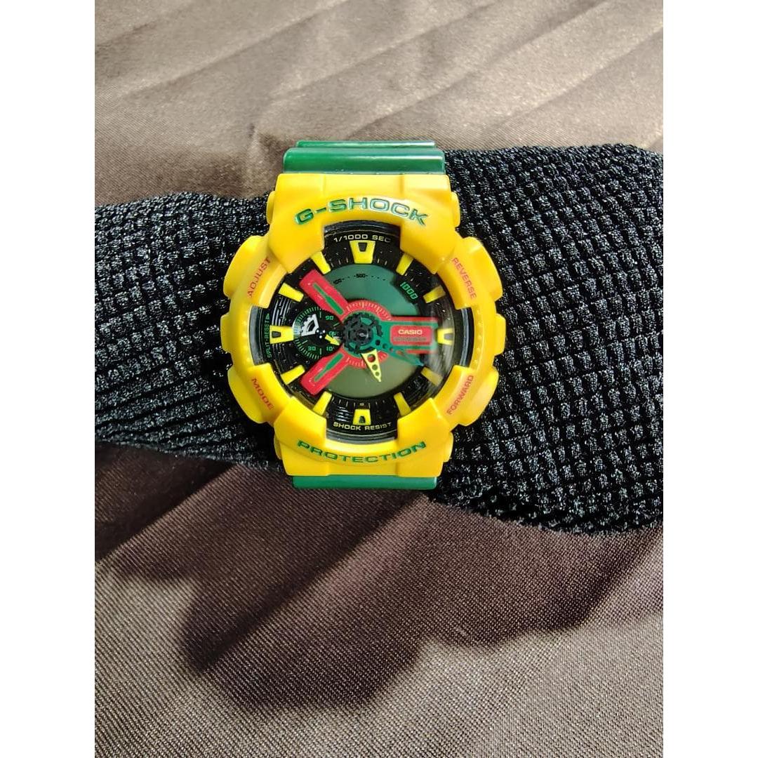Used This summer! What do you think? G-SHOCK digital watch Rastafarian