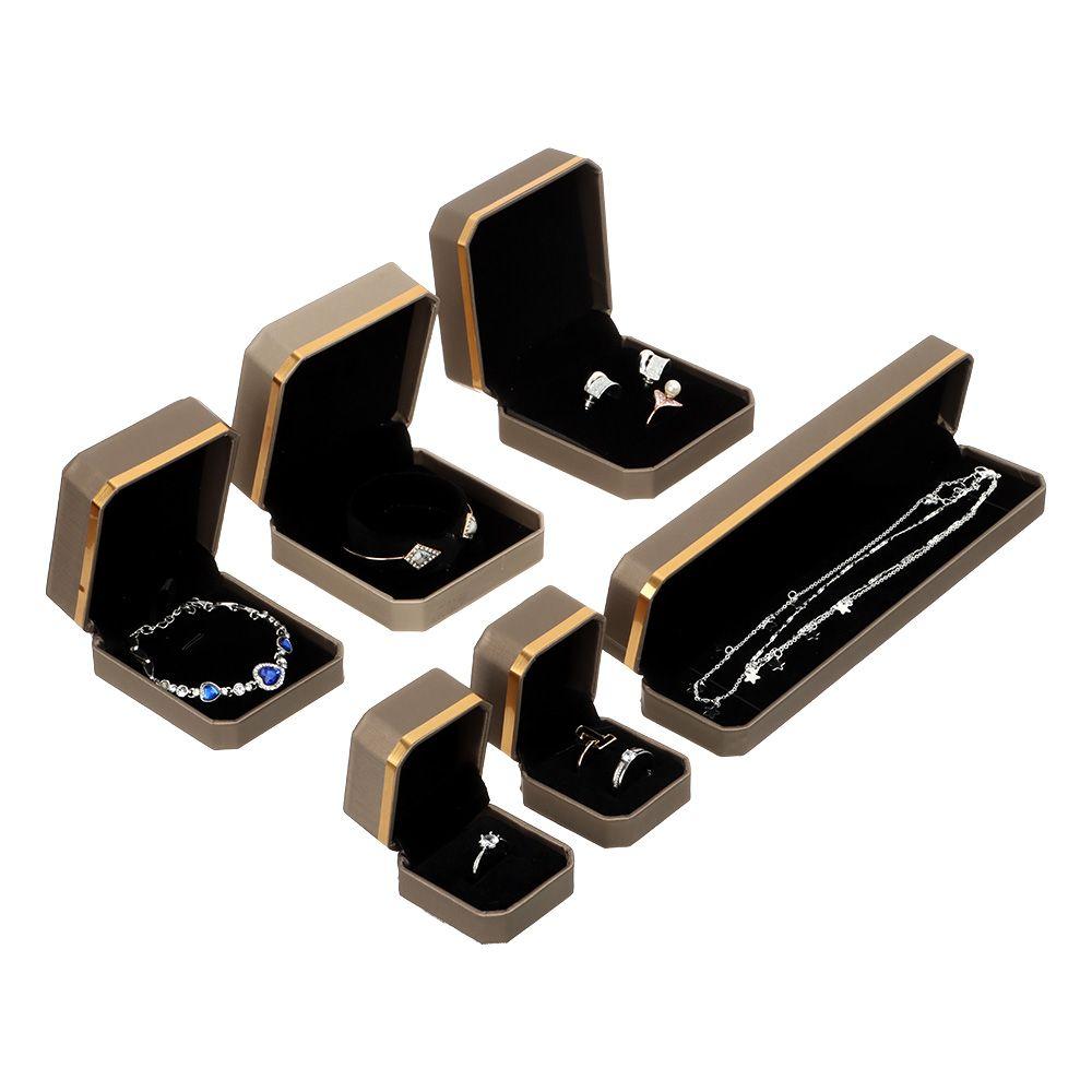 Presentation Party Gifts Plastic Display Box Jewelry Display Necklace Case Ring Box Storage Boxes
