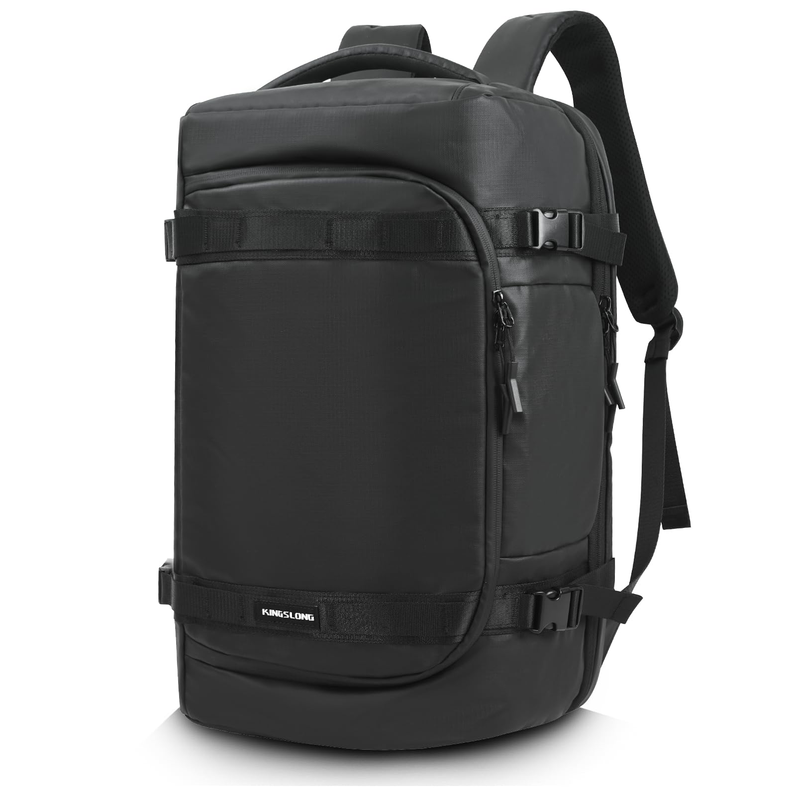 

KINGSLONG Бизнес-рюкзак, Дорожный рюкзак, Большая вместимость, Размер ручной клади, 40 л, Мужской, Многофункциональный, Подходит для ноутбуков до 17,3 дюймов, Водоотталкивающий,