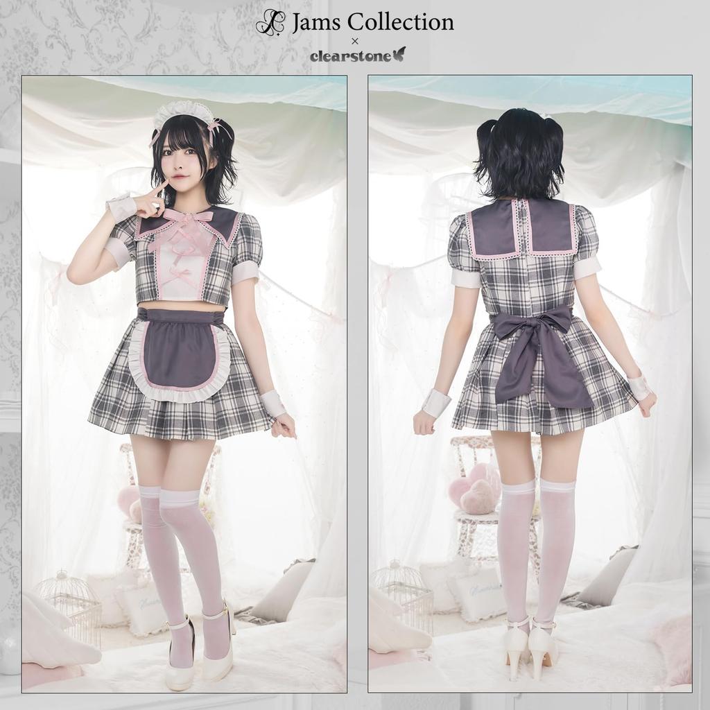 Clearstone Lyrical Palette Cosplay Halloween Idol Sailor Maid Gray Women's