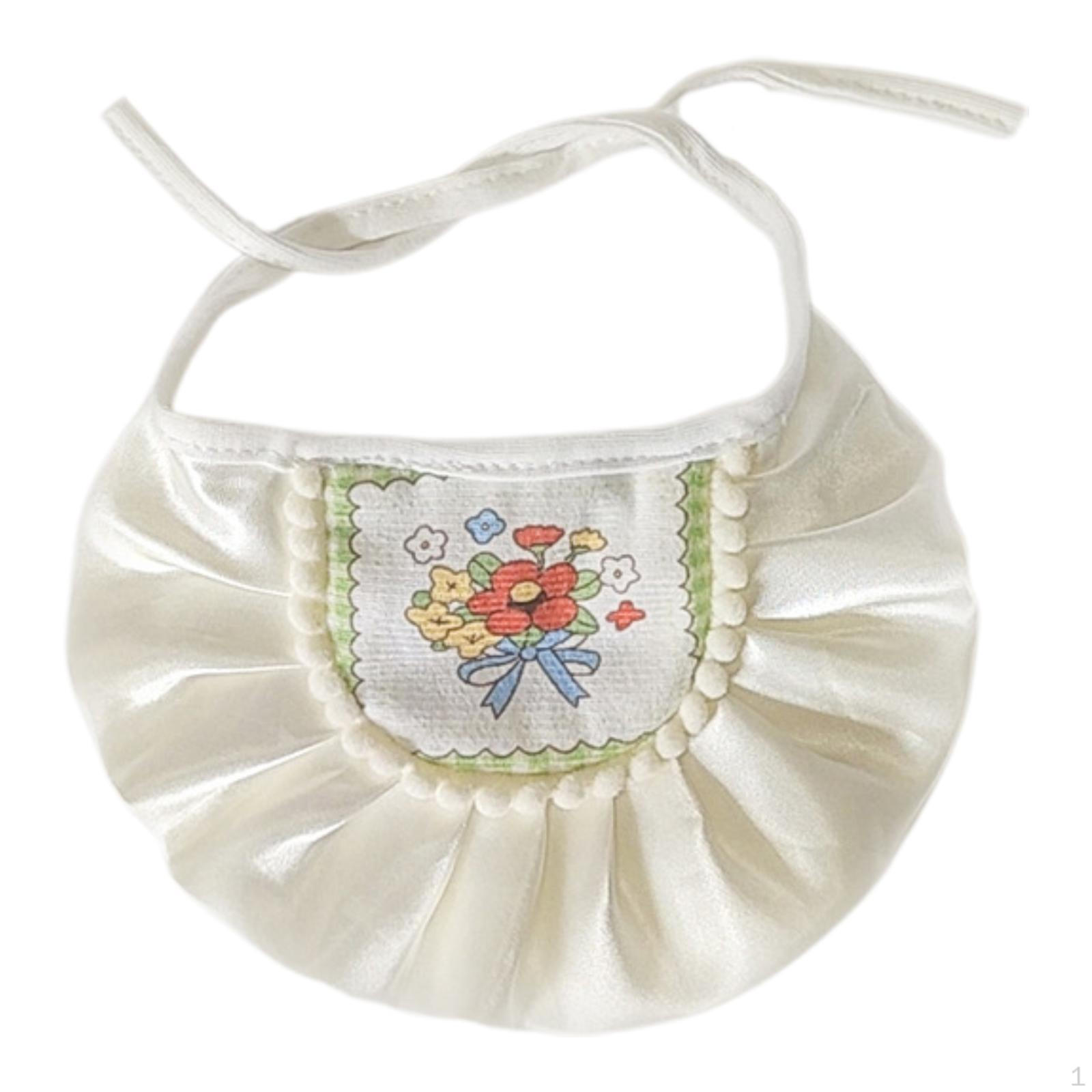

Cat Collar Bib Pet Gift Easy to Wear Soft Comfortable Dog Costume Scarf Accessories зелёный