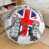 1PZ Ombrello Londra Inghilterra-8 Stecche Rinforzate, Apertura Automatica, Leggero e Durevole, Grazioso Accessorio di Moda per Esterno-P77