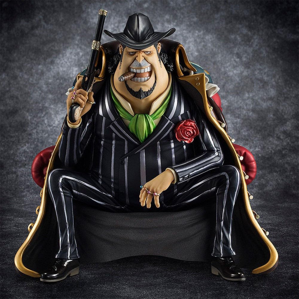 One Piece Capone Bege Komplette Figur Treasure Jump Charaktere Mugiwara Portrait.Of.Pirates „S.O.C“ „Gang“ 1/8 (Mega Shop, Geschäft, Geschäft, etc.. begrenzt)