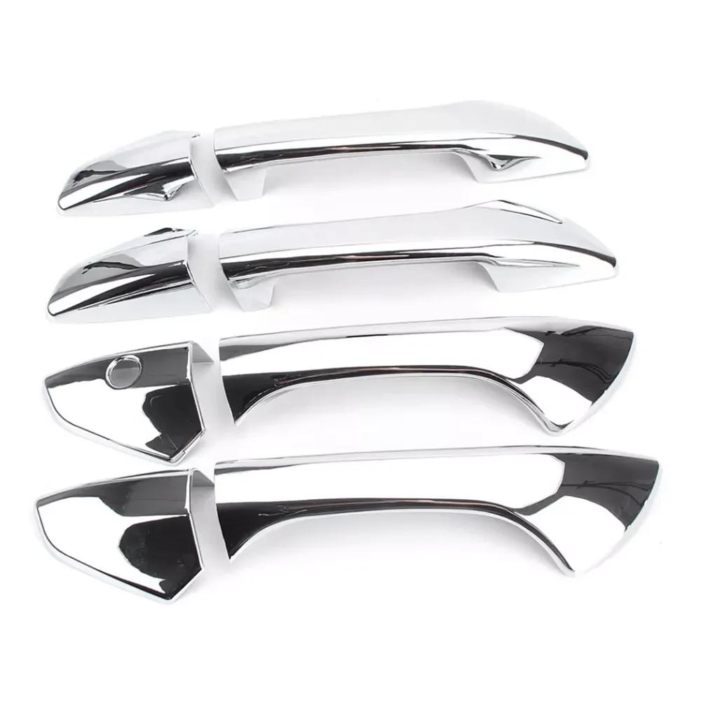 

For Honda Accord Sedan 2008 2009 2010 2011 2012 Carbon Fiber Car Sticker Door Handle Cover Trim Accessories Protect Decoration Normal Silver