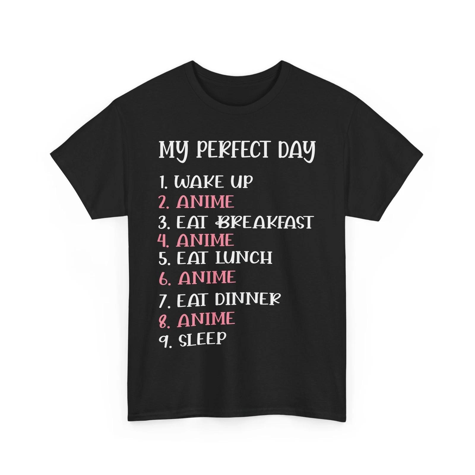 Футболка с манга-артом | Футболка в стиле аниме | Футболка Perfect Day в стиле японского аниме M