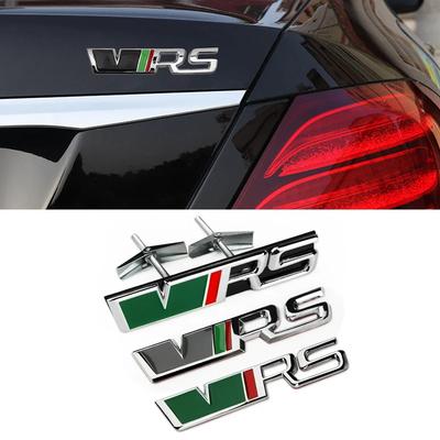 Für Rapid Kodiaq Yeti Karoq VRS 2 A7 Tour RS Octavia Fabia Superb Legierungs-Emblem Auto Frontgrill Abzeichen Aufkleber Zubehör