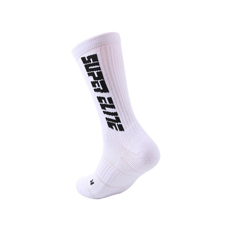 Men's Spring and Autumn Sweat-absorbing Towel Bottom Breathable Speed Dry Basketball Running Sports Socks