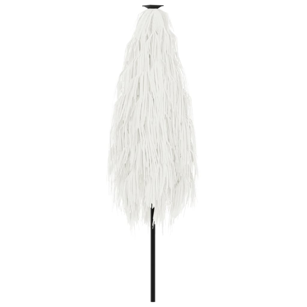 Vidaxl Garden Parasol On Steel Pole, White, 288X288X225 Cm