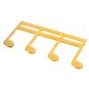 Sheet Music Clip Metal Note Pattern Delicate Music Book Clip Page Holder for Piano Guitar Gold