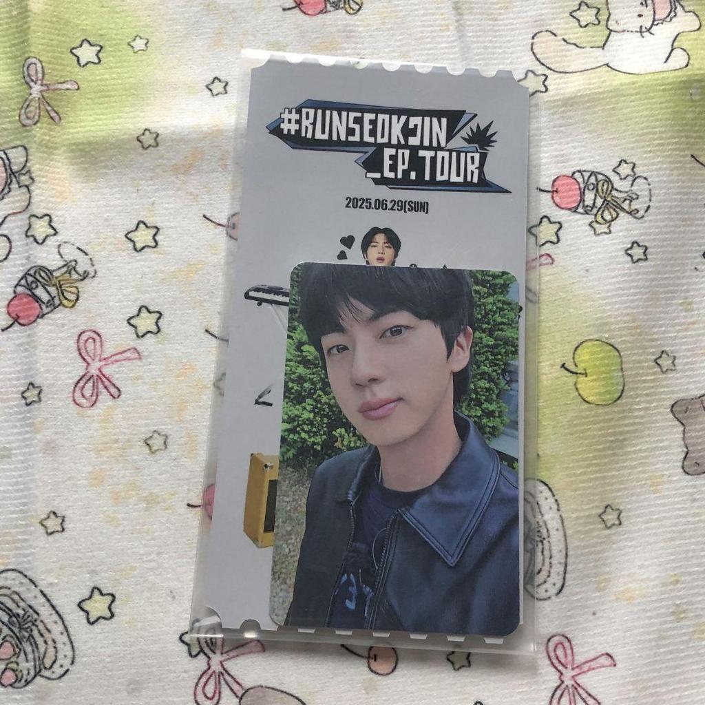 [USED] BTS Jin Day 2 6.29 RUNSEOKJIN EP.TOUR Trading Card