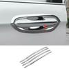 Chrome Steel Exterior Side Door Handle Cover Trim 8PCS For Ford Edge 2015-