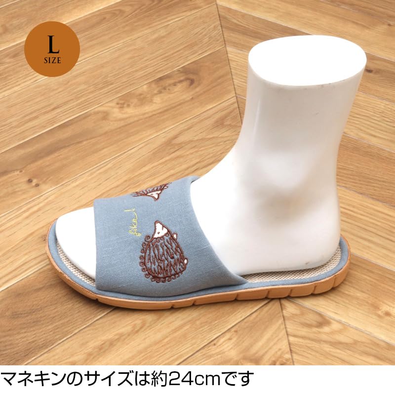 Lisa Larson Hedgehog Room Lisa Larson Room Size [LISA LARSON] Sandals/Slippers [Cute Shoes] (Pink, M)