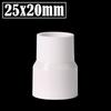 2Pcs/Lot 20/32/40/50 To 20/25/32/40mm PVC Straight Reducing Connectors Aquarium Fish Tank Adapter Garden Watering Tube Connector