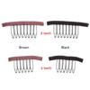 10 Pcs/Lot Stainless Steel Wig Clips Cloth Hair Extension Clips Wig Combs  for Wig Caps