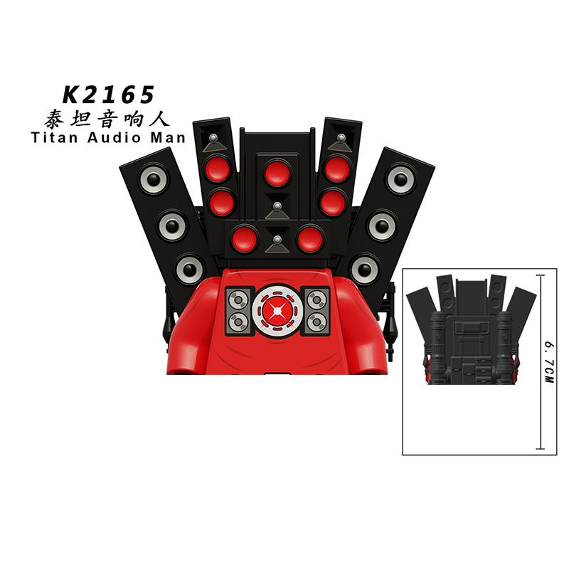 Duchess Toilet Man New Gman5.0 Blocks Female Special Forces Bricks For Toys Gifts Action Figures Building Blocks For Children