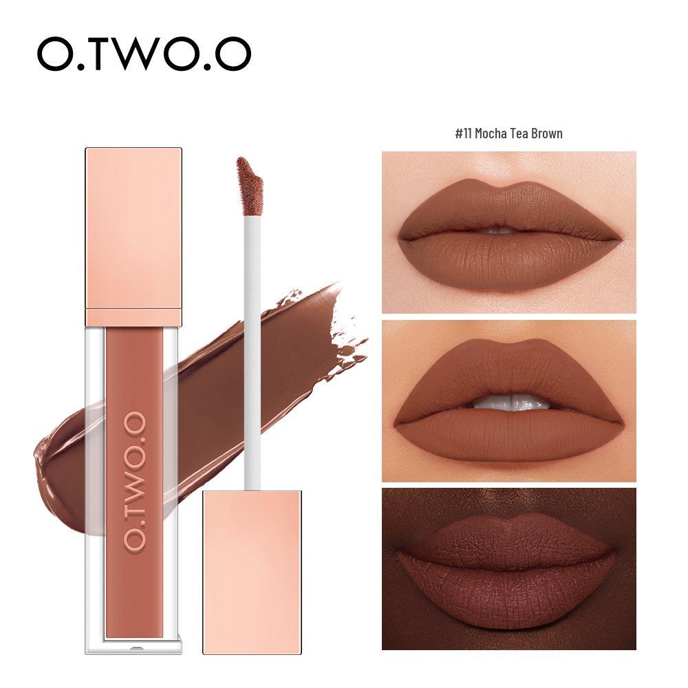 

O.TWO.O Intense Fog Velvet Matte Lip Tint, Non-Stick Lip Glaze #1017