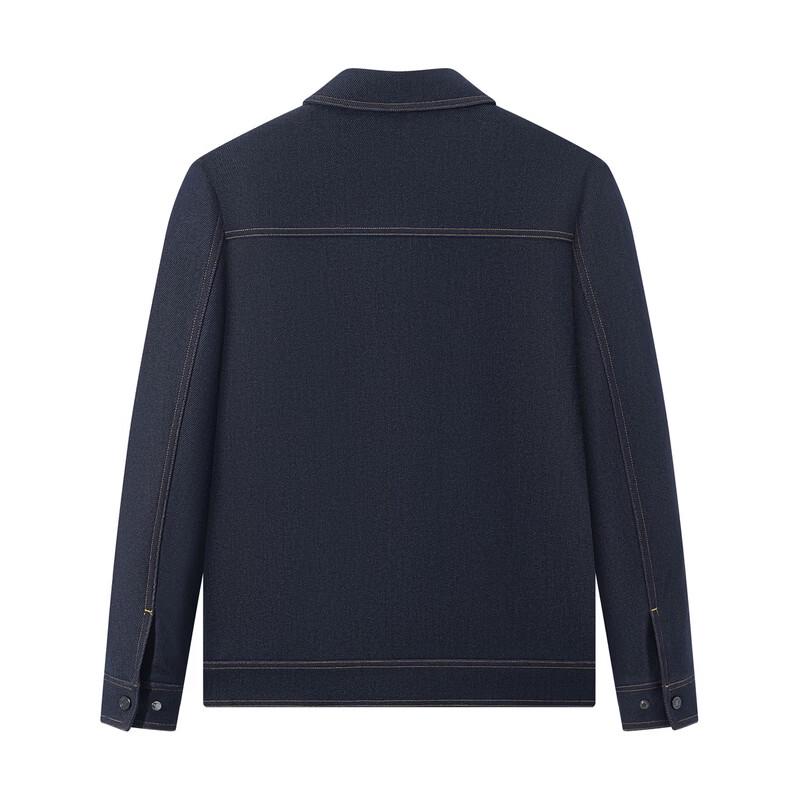 SEVEN Men's Autumn/Winter Denim Texture Workwear Jacket