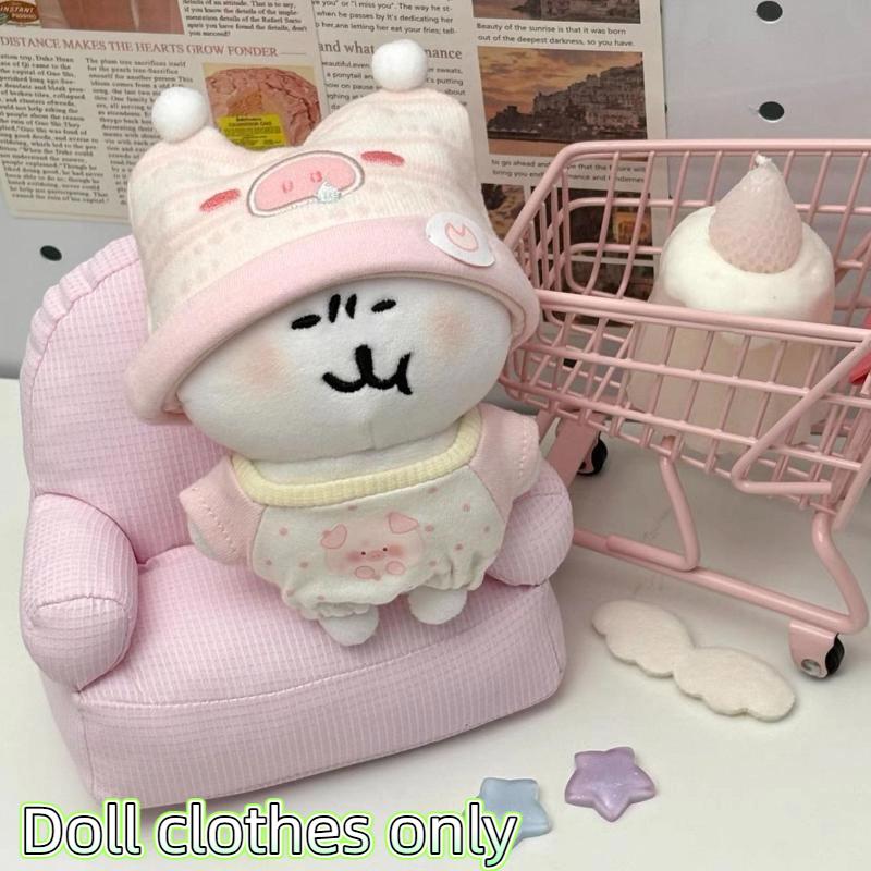 10Cm Doll Clothes Cotton Toy Accessories Diy Dolls Replacement Outfit Clothes Toy Accessories