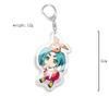 Monogatari Series Keychain: Hachikuji Mayoi & Hitagi Senjougahara Acrylic Pendant