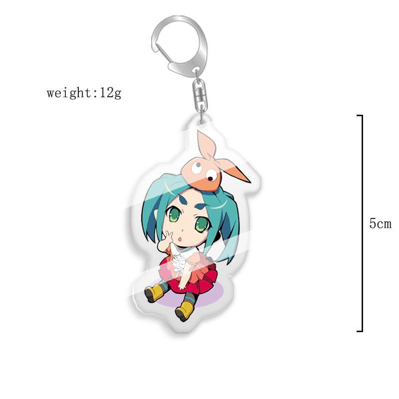 Monogatari Series Keychain: Hachikuji Mayoi & Hitagi Senjougahara Acrylic Pendant