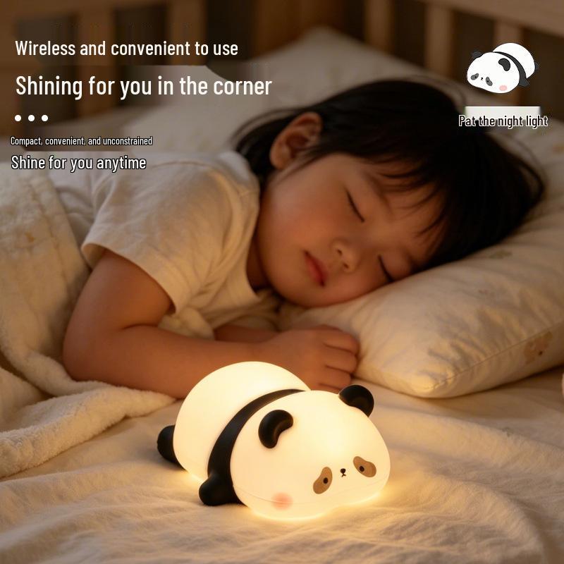 Magnetic Silicone Tap Lamp: Creative Night Light for Children's Bedroom