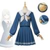 Conjunto de uniforme cosplay gola marinheiro Ruoyu, roupas femininas do anime BanG Dream, Halloween, festa, fantasias de role-playing