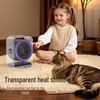 Compact Portable Desktop Heater - Quick Heat Smart Blower for Office and Dormitory