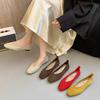 Retro Simple Suede Thick Heel Single Shoes Women's 2025 New Shallow Mouth Soft Sole Work Shoes Korean Version One-pedal Women's Shoes