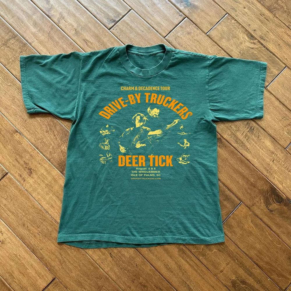 Drive-By Truckers Tour 2025 Deer Tick T Shirt Full Size S-5XL Unisex T-Shirt