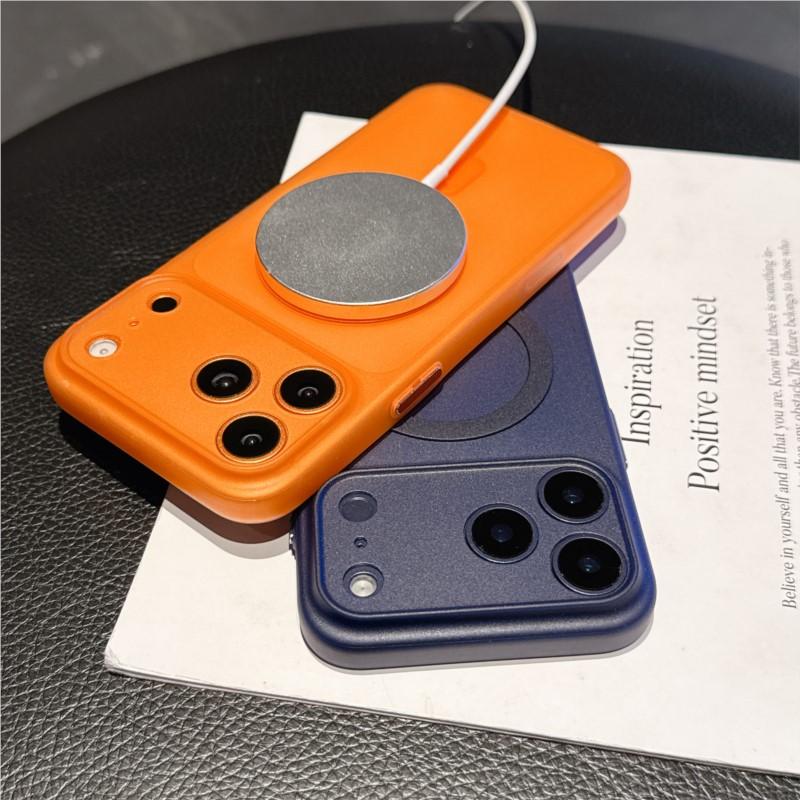 Ultra Thin Soft Silicone TPU Case for iPhone Air 17 16 15 14 Plus 13 12 Pro Max 11 17Pro For Magsafe Wireless Charge Clear Cover