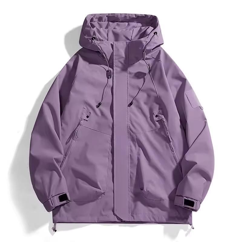 Giacca Impermeabile Unisex da Esterno Giacca a Vento Cappotto Primavera Autunno Traspirante Pesca Campeggio Giacche Antivento Uomo Donna Abbigliamento