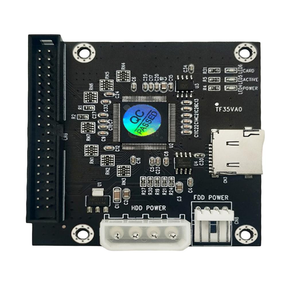 

TF Mi cro SD To 3.5-inch IDE 40PIN Adapter Card Mi cro SD TF Card To IDE 40Pin 3.5in Male Adapter Industrial Embedded Mobile SSD чорний