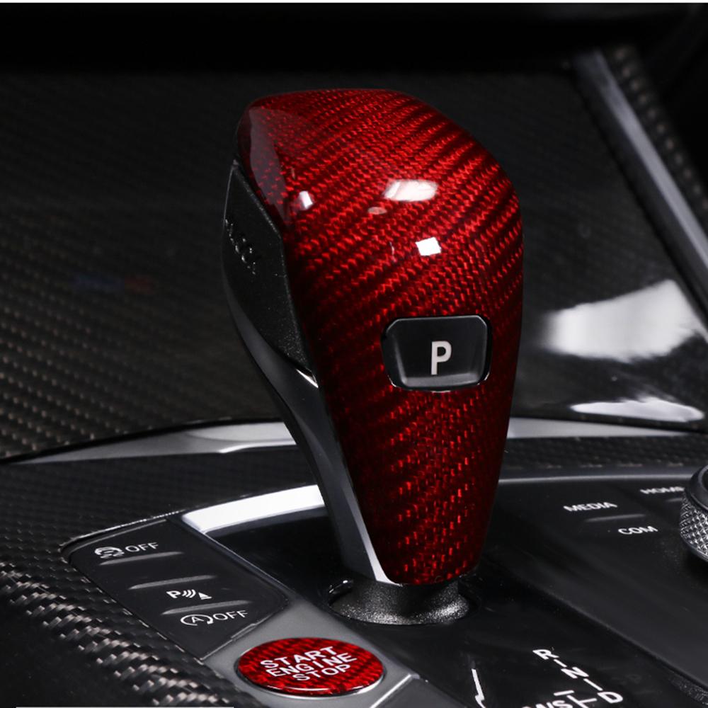 100% Real Carbon Fiber Gears Knob For BMW G20 G21 X3 G01 X4 G02 2022 G29 G22 G23 G26 F40 F44 G42 Gear Knob Frame Car Interior