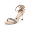 New Women Sandals Sexy High Heels Shoes Designer Crystal Stilettos Pumps Spring Summer Fashion Dress Party Women Slippers