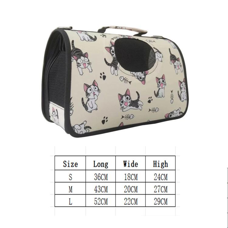 

Сумка для домашних животных, 1 шт., для кошек и собак, универсальный, переносной, через плечо, рюкзак, дышащий, переносной, складной, для улицы, принадлежности M