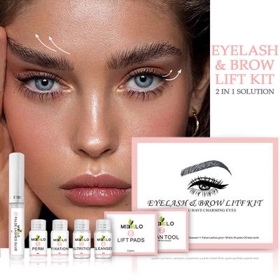 Eyelash Brow Lift Kit Professional DIY Perm Brows Lamination Kit for Salon and Home Use
