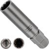 10 Spline Lug Nut Socket,Replacement For Ta20 17/19 10 Spline Lug Nut Key,Dual Drive 10 Point Wheel Lock Key,Compatible With Bimecc 10 Point Socket.