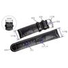 Used SEIKO Genuine PROSPEX Silicone Band R03E011J0 20mm Black