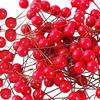 50/100Pcs Simulated Decorative Berries Christmas Artificial Flower Fruit Cherry Plants Home Christmas Party Decoration DIY Gift