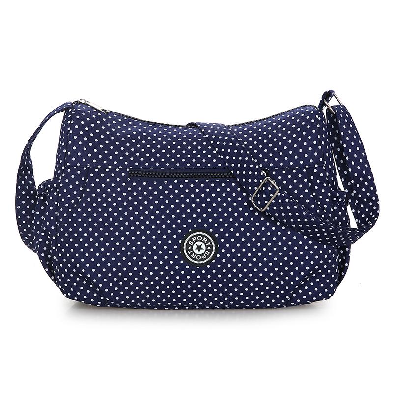 Large Capacity Canvas Shoulder and Crossbody Bag for Middle-Aged Women