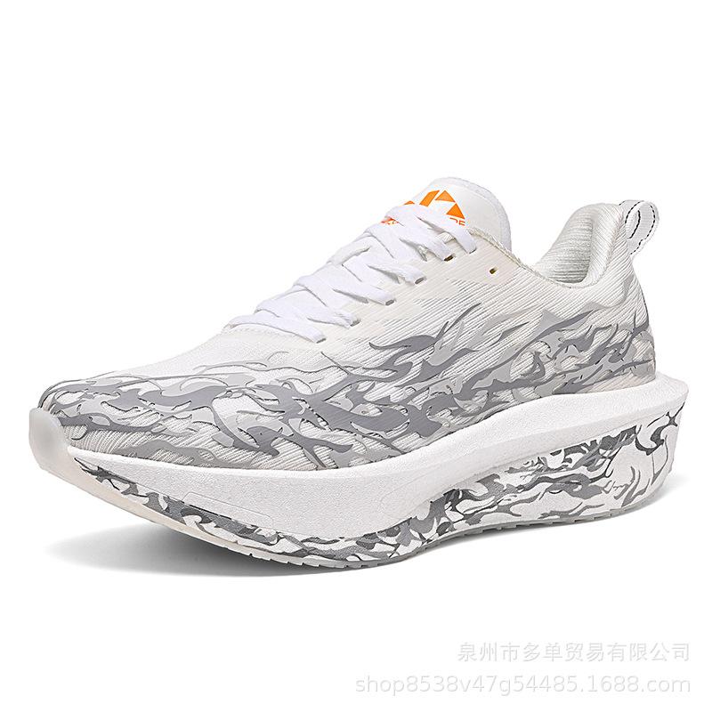 Real explosive carbon plate low-top lightweight shock absorption rebound mesh running shoes men and women the same high school entrance examin