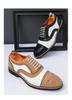 Men's Large Size Retro Brogue Leather Shoes - Autumn British Style