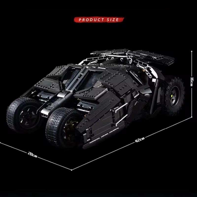 2830PCS Set Blocuri de Construcție Batmobilul Tumbler Motocicleta BatPod Adulți 1:8 Cărămizi de Putere High-tech Model Kit DIY Jucărie Pentru Băieți