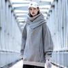 AOGZ Guochao Unisex Fleece-Lined High-Neck Hooded Sweatshirt