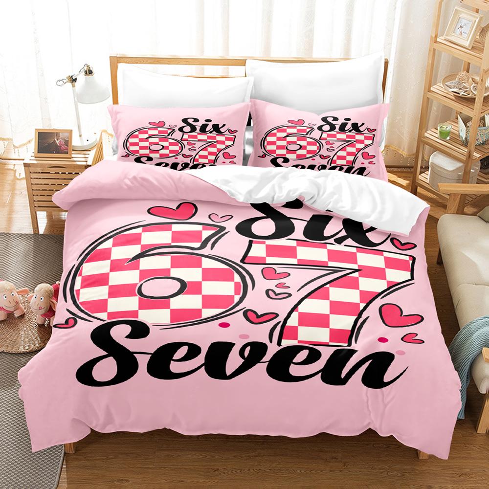 67 POP Culture 3D Print Bedding Set Modern Style Soft Duvet Cover Set King Queen Twin Size Birthday Gift for Bedroom Decor