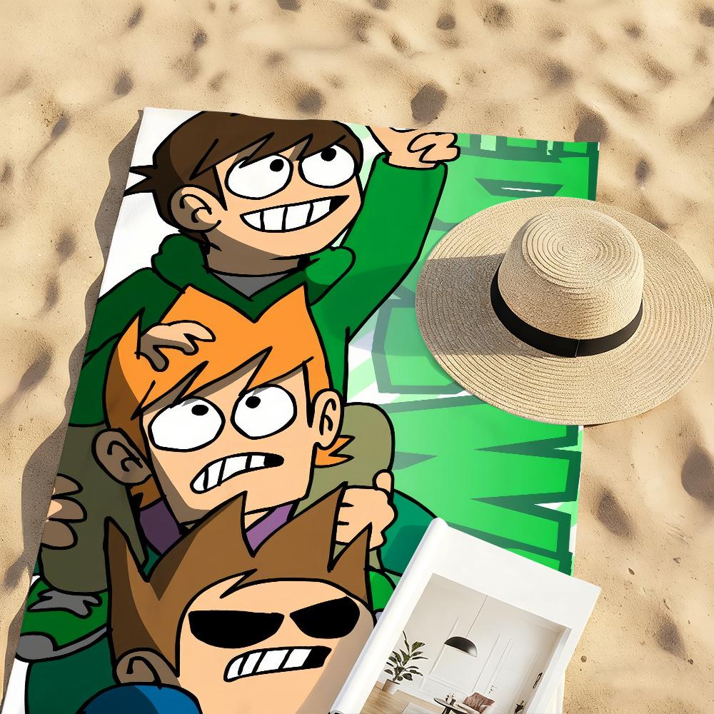 Fun Cartoon E-Eddsworld Tord Towel Soft Pool Gift For Travel Gym Shower Camping Quick Dry Sports Large Beach Towels